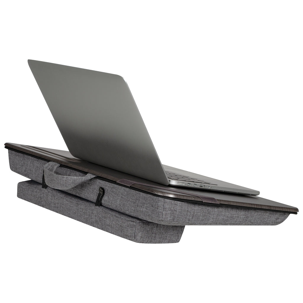 Elevation Lap Desk, Gray Wood - LapGear®